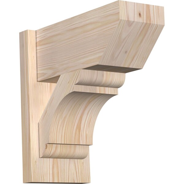 Ekena Millwork Olympic Slat Smooth Outlooker, Douglas Fir, 7 1/2"W x 16"D x 16"H OUT08X16X16OLY06SDF - main